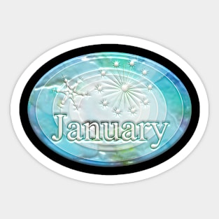 January Sticker